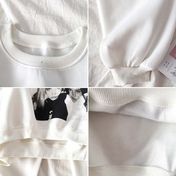 Bluza de dama in trei culori cu aplicatie si decolteu oval