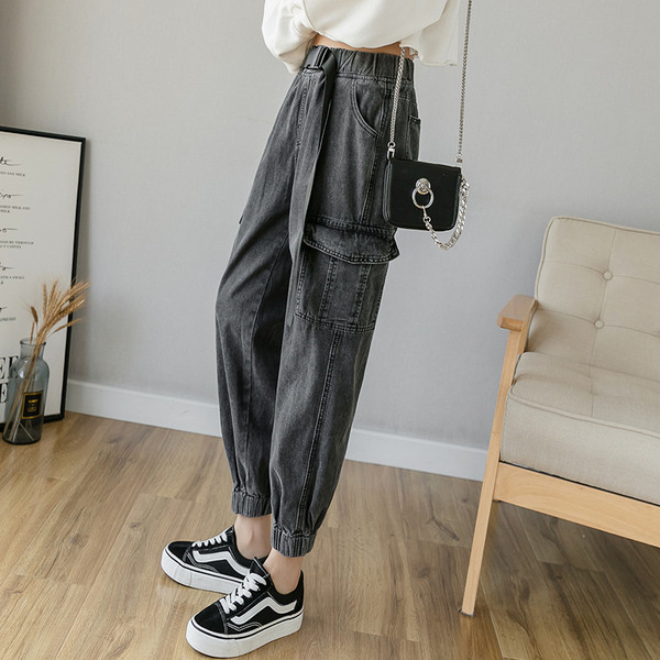 Model nou de blugi sport dama cu buzunare gri