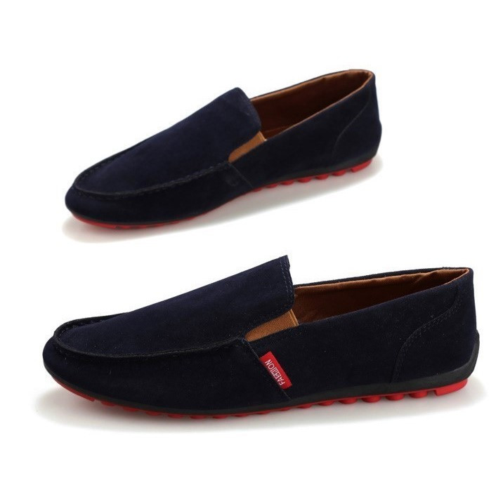 Férfi velúr mokaszinok különböző színekben