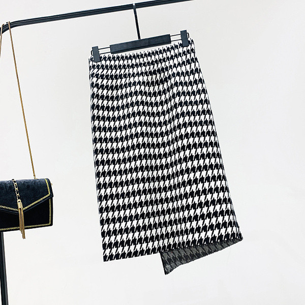 Fusta de dama moderna model asimetric - trei culori