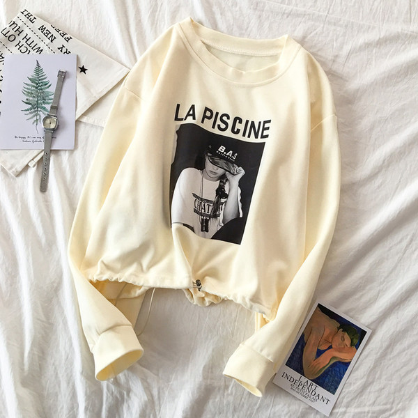 Bluza de dama in cinci culori cu aplicatie si cravate