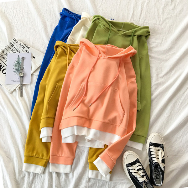 Bluza de dama in mai multe culori cu cravate si gluga