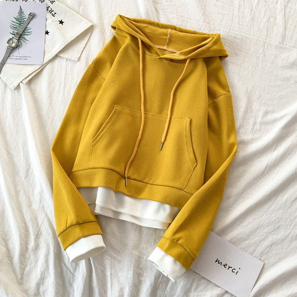 Bluza de dama in mai multe culori cu cravate si gluga