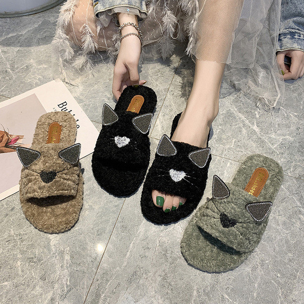 Papuci dama cu elemente 3D in mai multe culori