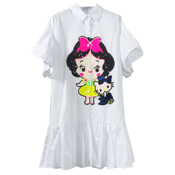 Γυναικείο φόρεμα με πούλιες σε τρία χρώματα