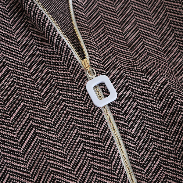 Rózsaszín és fekete kétrészes napi női szett