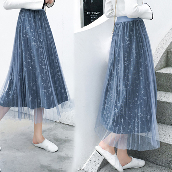 Modern, fényes hatású női szoknya három színben