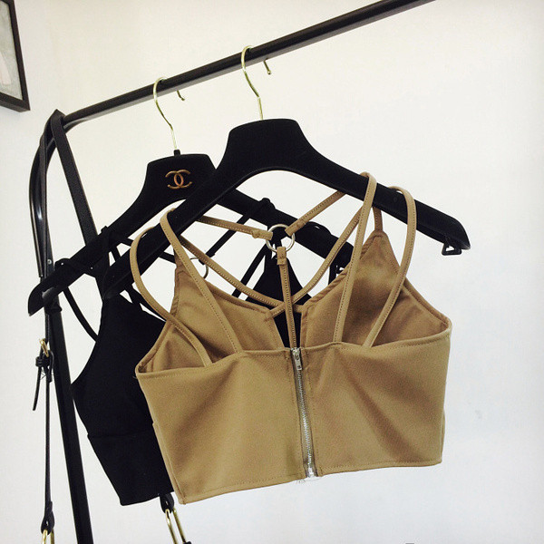 Γυναικείο αμάνικο σύντομο μοντέλο σε διάφορα χρώματα