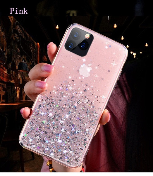 Szilikon tok fényes részecskékkel az IPhone11Pro / 11 Pro Max készülékekhez