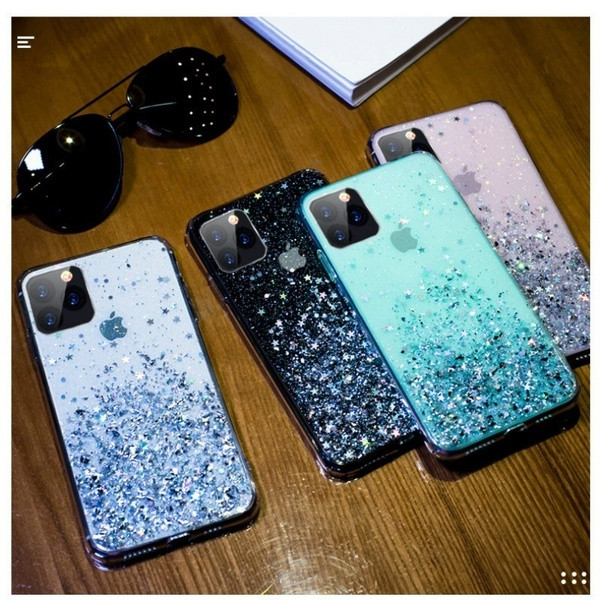 Szilikon tok fényes részecskékkel az IPhone11Pro / 11 Pro Max készülékekhez