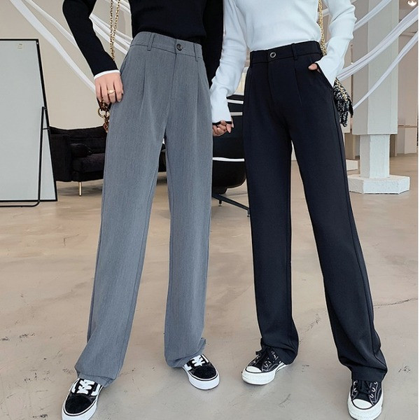 Új modell, korszerű női nadrág - egyenes modell szürke és fekete színben