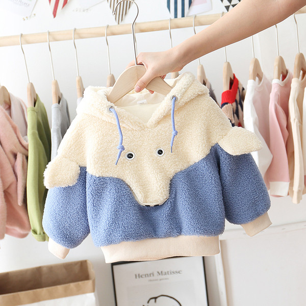 Gyermek pulóver lányoknak és fiúknak három színben 3D elemmel