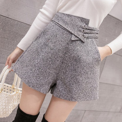 Model nou de pantaloni scurți moderni de dama in maro, gri si negru