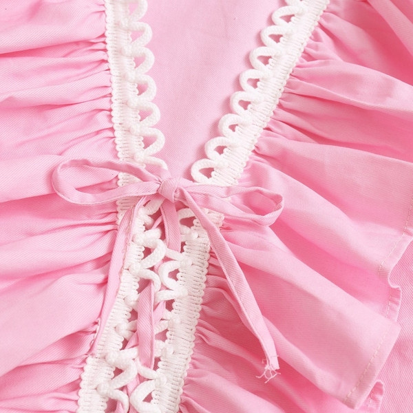 Női ing szalaggal és mély nyakkivágással, három színben