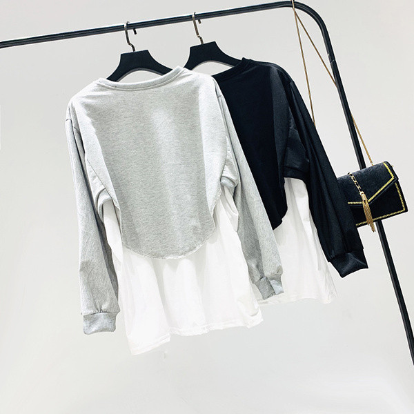 Női alkalmi blúz - hosszú modell két színben