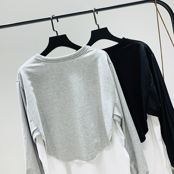 Női alkalmi blúz - hosszú modell két színben