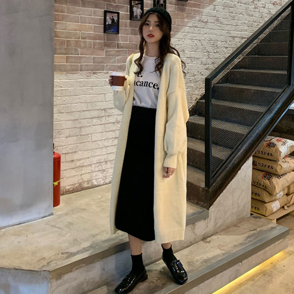 Női napi hosszú kardigán három színben