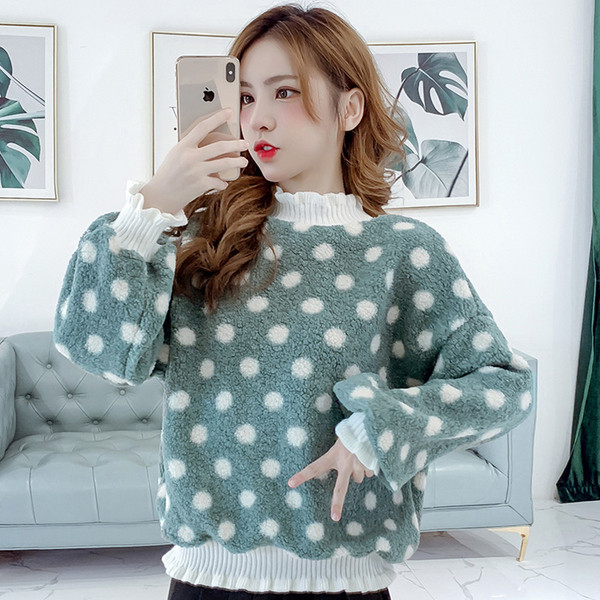 Női alkalmi pulóver széles modell három színben