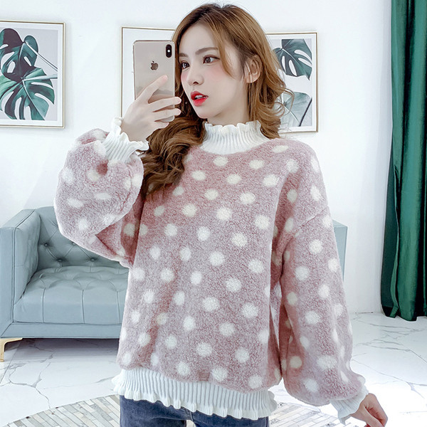 Női alkalmi pulóver széles modell három színben