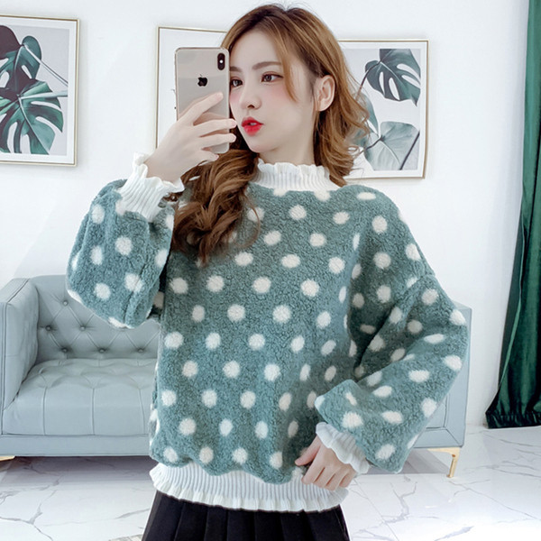 Női alkalmi pulóver széles modell három színben