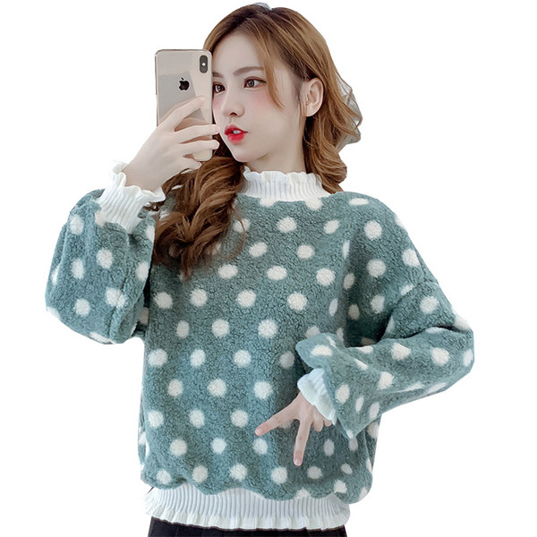 Női alkalmi pulóver széles modell három színben