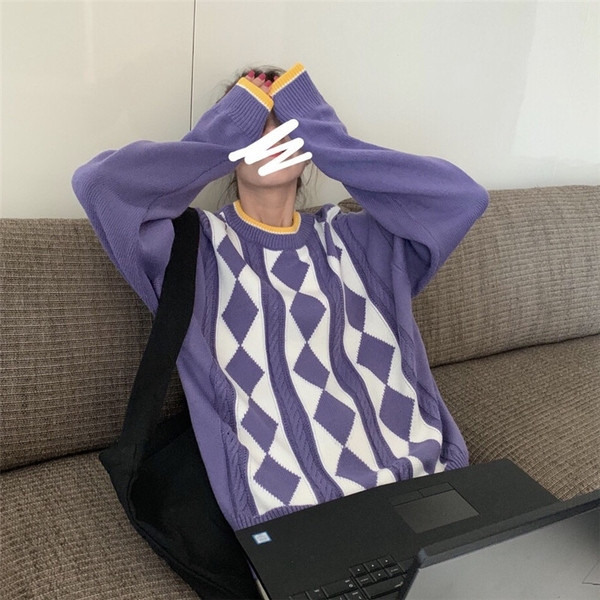 Női hosszú kötött blúz két színben, ovális nyakkivágással