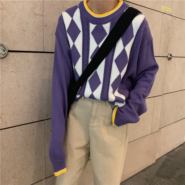 Női hosszú kötött blúz két színben, ovális nyakkivágással