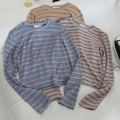 Bluza de dama casual in mai multe culori cu maneci lungi si decolteu oval