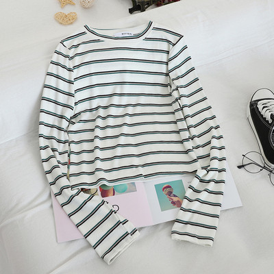 Bluza de dama casual in mai multe culori cu maneci lungi si decolteu oval