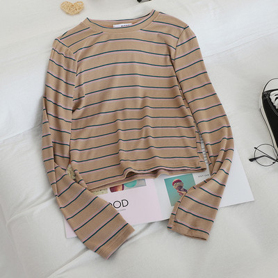 Bluza de dama casual in mai multe culori cu maneci lungi si decolteu oval