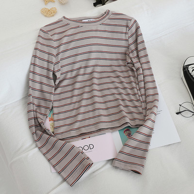 Bluza de dama casual in mai multe culori cu maneci lungi si decolteu oval