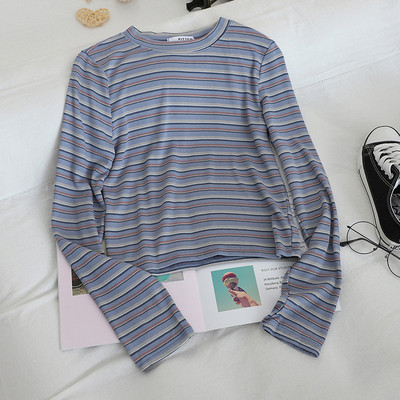Bluza de dama casual in mai multe culori cu maneci lungi si decolteu oval