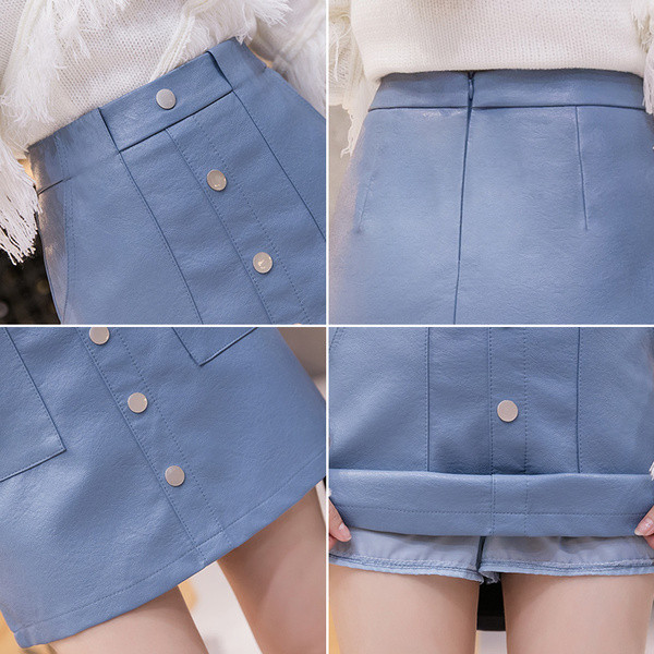 Új modell, korszerű női szoknya ökobőr gombokkal