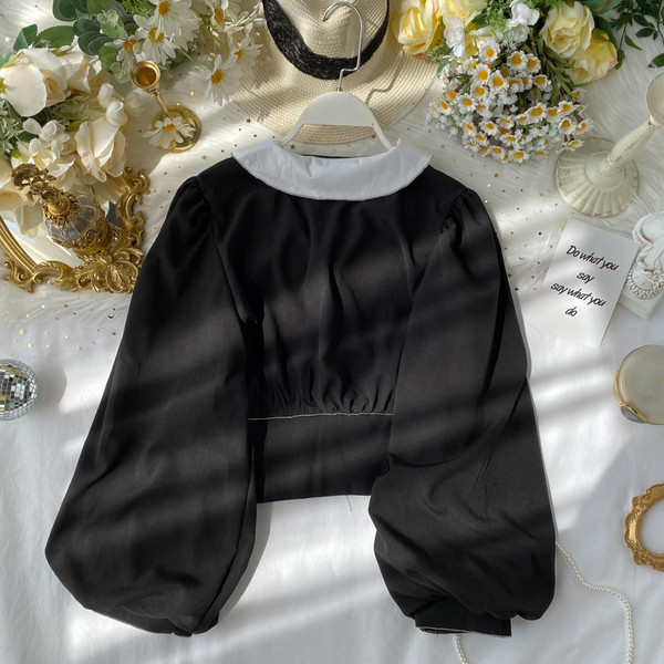 Stílusos női ing gallérral, három színben