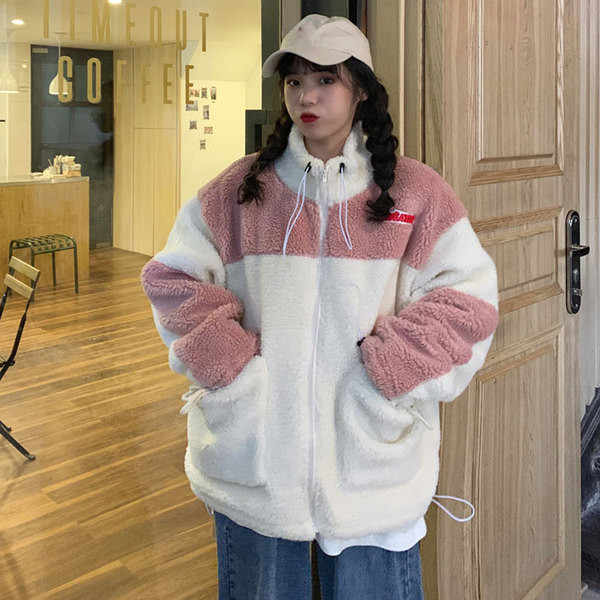 Női széles, puha pulóver három színben cipzárral és megkötővel