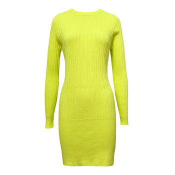 Rochie casual dama model Slim in culori neon