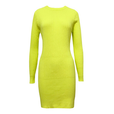 Rochie casual dama model Slim in culori neon