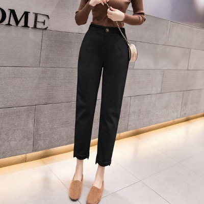 Pantaloni moderni de dama cu lungimea de 9/10 in trei culori