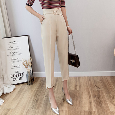 Model nou de pantaloni eleganti de dama cu curea in mai multe culori
