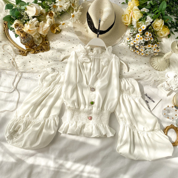 Stílusos női blúz V-nyakú, csupasz vállakkal, fehér és fekete színben