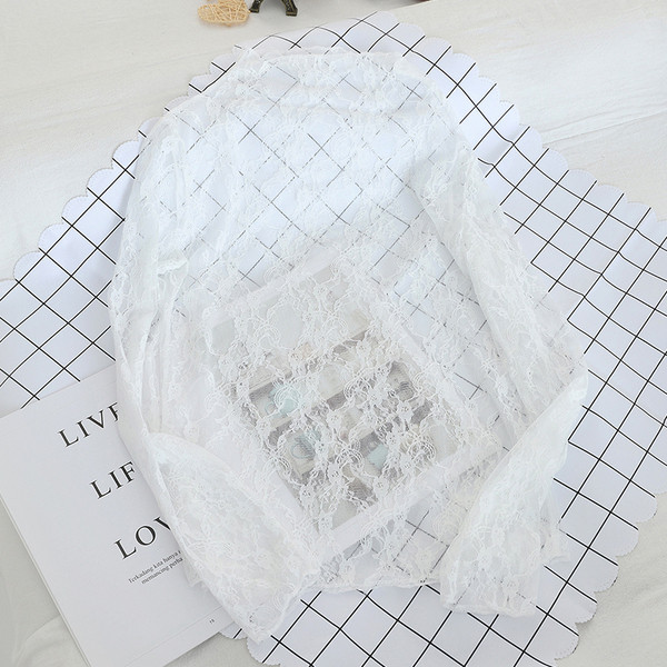 Modern női csipkeblúz három színben