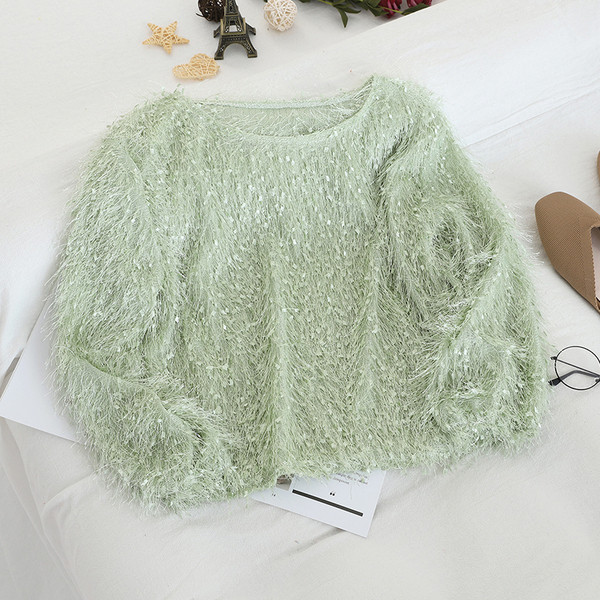 Modern női blúz négy színben, ovális nyakkivágással