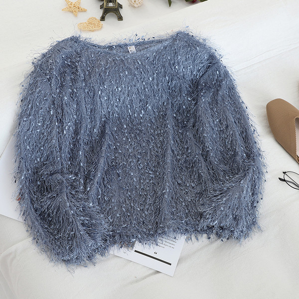 Modern női blúz négy színben, ovális nyakkivágással