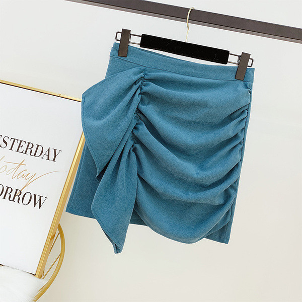 Modern női szoknya magas derékkal, három színben