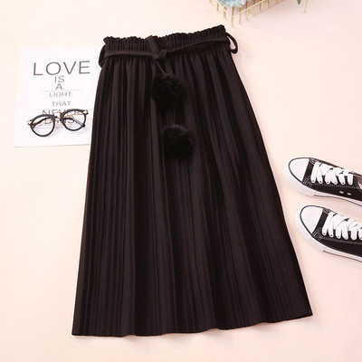 Hajtogatott női szoknya magas derékkal, öt színben