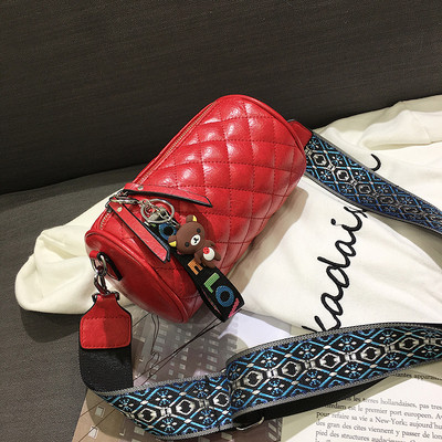 Modern női táska henger alakú többféle színben