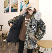 Női téli kabát kapucnival