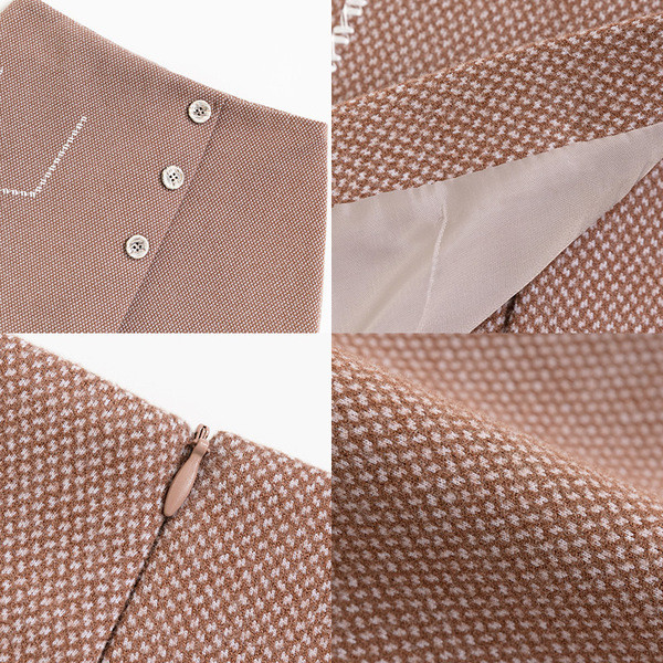 Aktuális női szoknya-nadrág gombos két színben