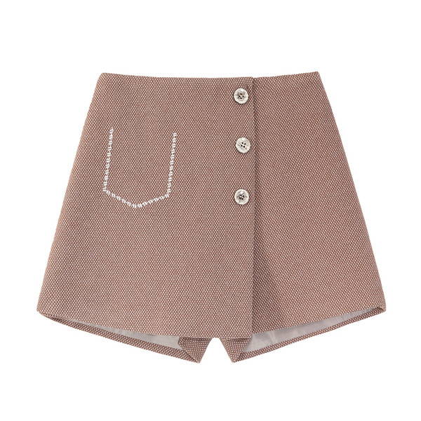 Aktuális női szoknya-nadrág gombos két színben