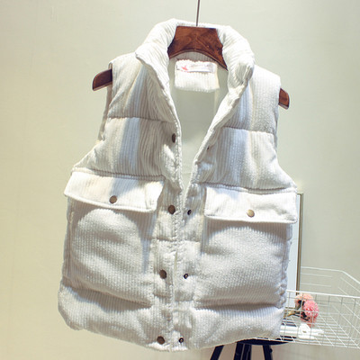 Modern női mellény, gombokkal, zsebekkel, négy színben